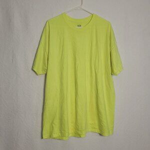 609. Fruit of the Loom Platinum Short Sleeve T-Shirt Yellow Sz 2XL